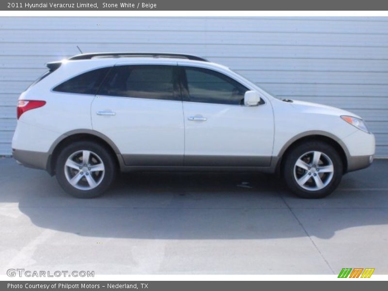 Stone White / Beige 2011 Hyundai Veracruz Limited