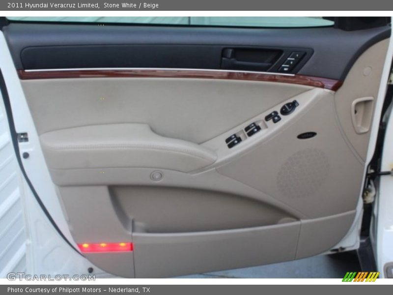 Stone White / Beige 2011 Hyundai Veracruz Limited