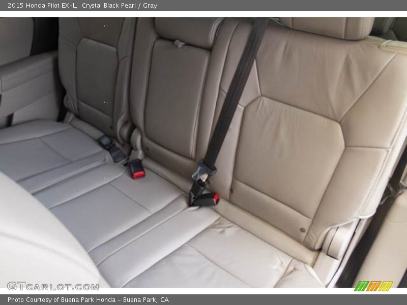 Crystal Black Pearl / Gray 2015 Honda Pilot EX-L