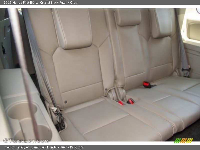 Crystal Black Pearl / Gray 2015 Honda Pilot EX-L