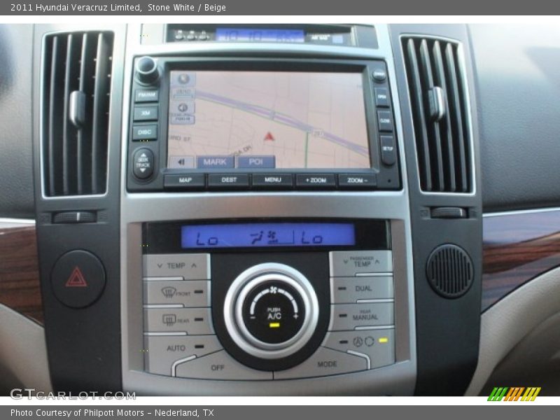Stone White / Beige 2011 Hyundai Veracruz Limited