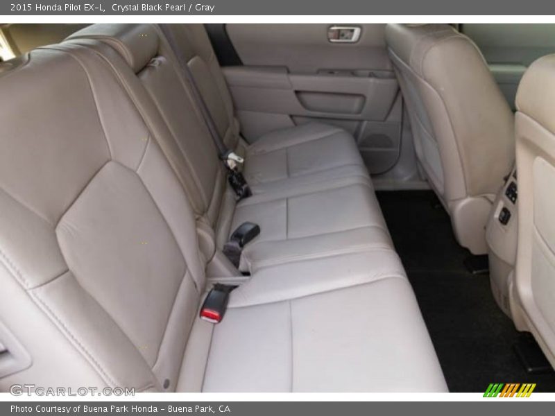 Crystal Black Pearl / Gray 2015 Honda Pilot EX-L