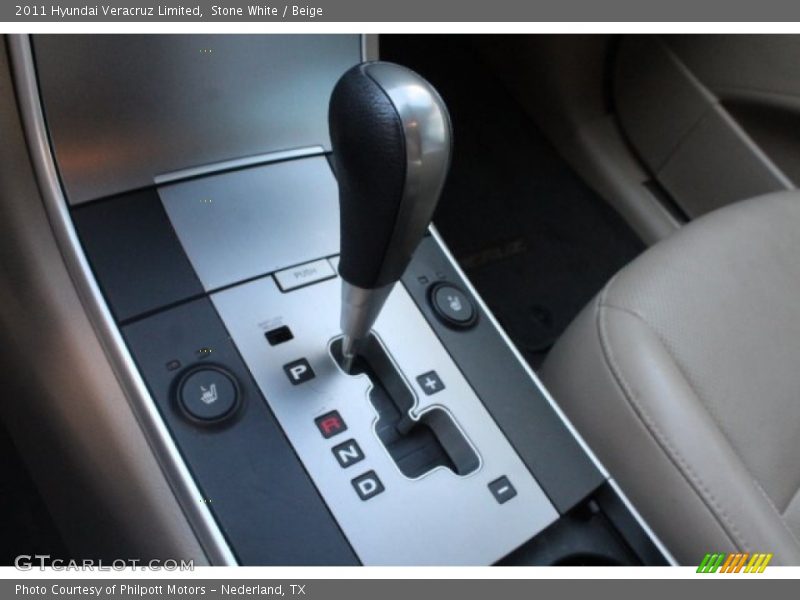 Stone White / Beige 2011 Hyundai Veracruz Limited