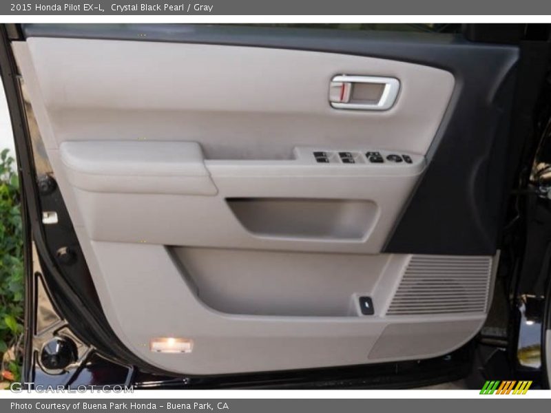 Crystal Black Pearl / Gray 2015 Honda Pilot EX-L