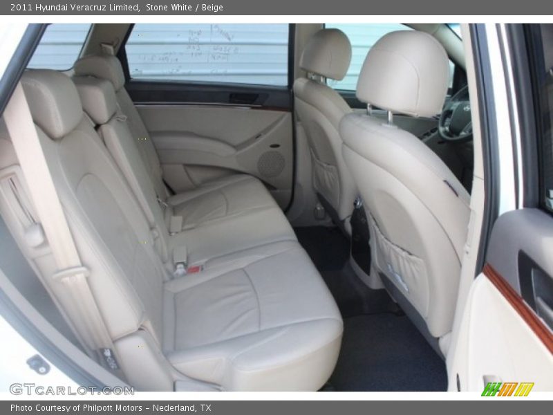 Stone White / Beige 2011 Hyundai Veracruz Limited
