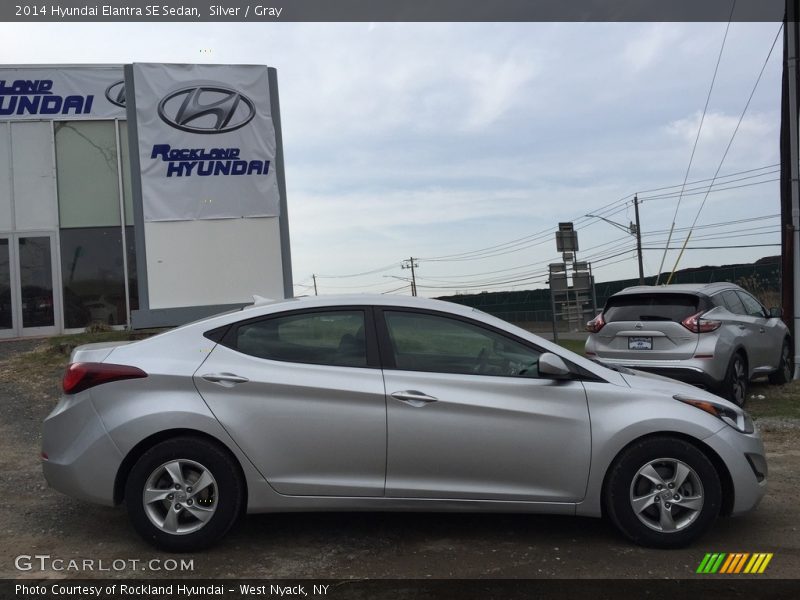 Silver / Gray 2014 Hyundai Elantra SE Sedan