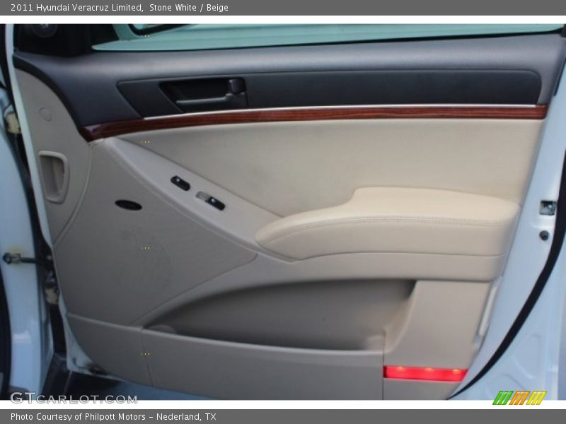 Stone White / Beige 2011 Hyundai Veracruz Limited