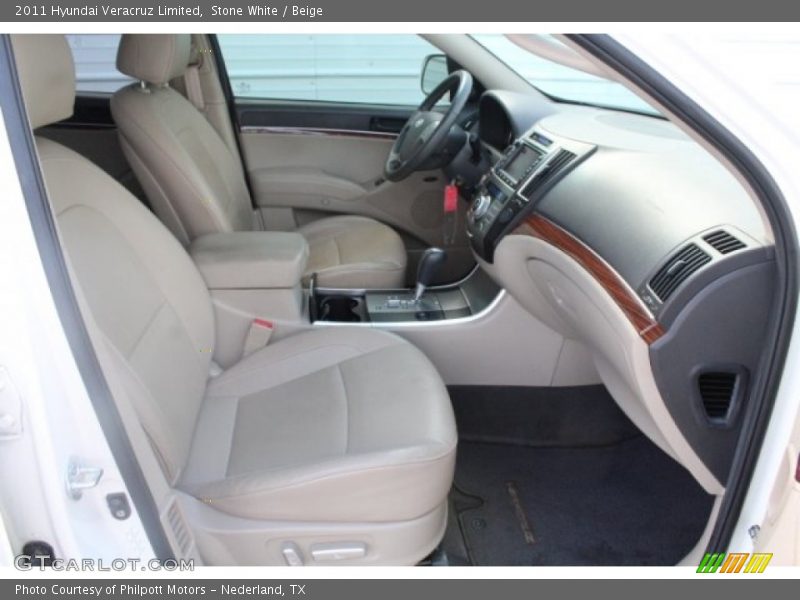 Stone White / Beige 2011 Hyundai Veracruz Limited