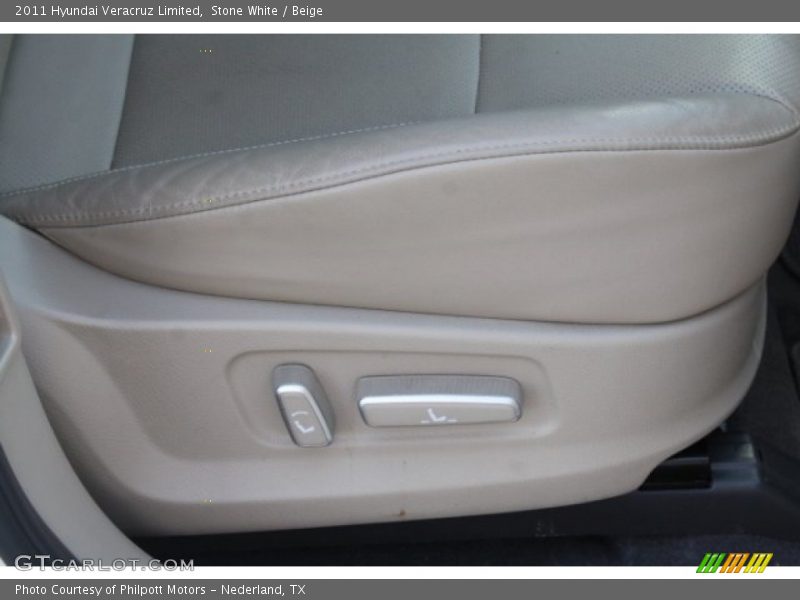 Stone White / Beige 2011 Hyundai Veracruz Limited