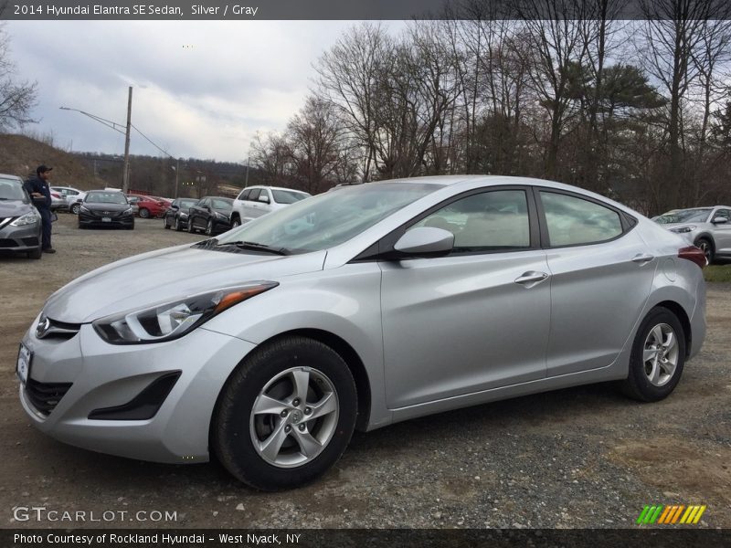 Silver / Gray 2014 Hyundai Elantra SE Sedan