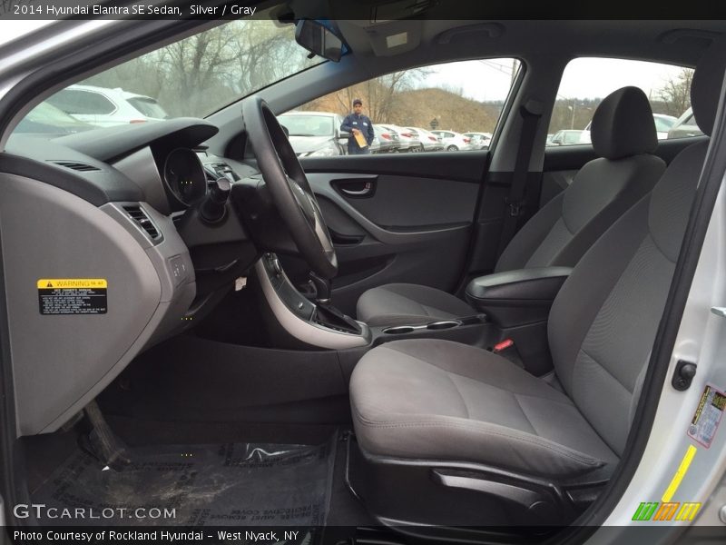 Silver / Gray 2014 Hyundai Elantra SE Sedan
