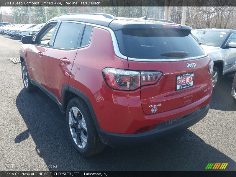 Redline Pearl / Black 2018 Jeep Compass Limited 4x4