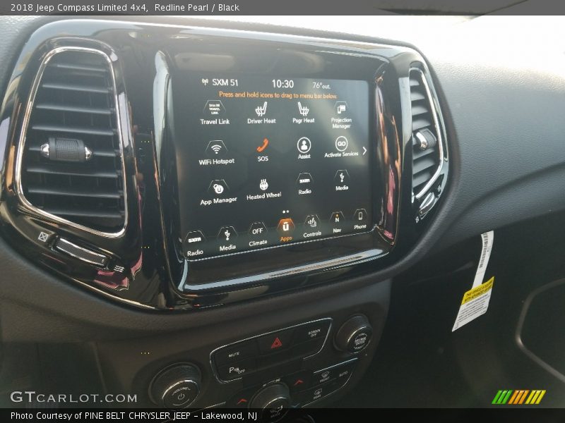 Redline Pearl / Black 2018 Jeep Compass Limited 4x4