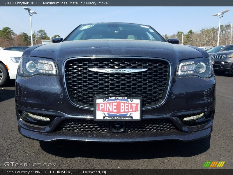 Maximum Steel Metallic / Black/Smoke 2018 Chrysler 300 S