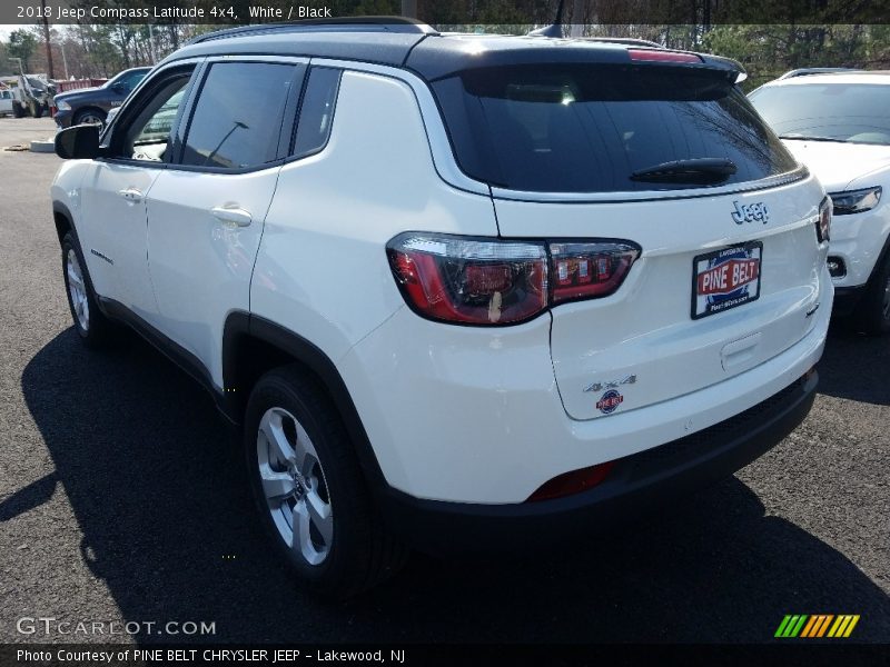 White / Black 2018 Jeep Compass Latitude 4x4