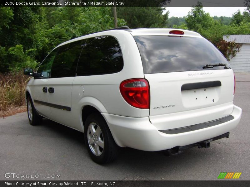 Stone White / Medium Slate Gray 2006 Dodge Grand Caravan SE