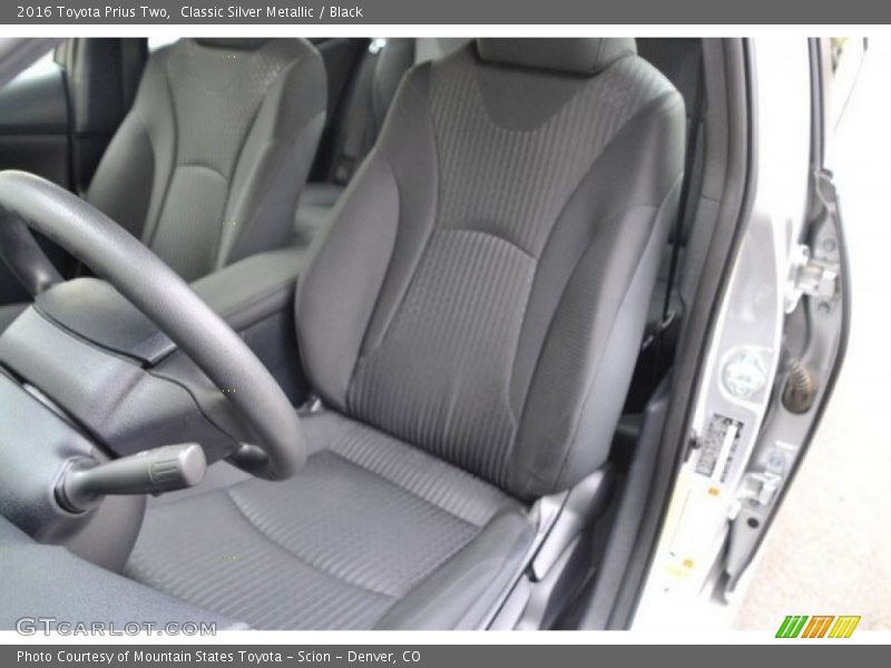 Classic Silver Metallic / Black 2016 Toyota Prius Two
