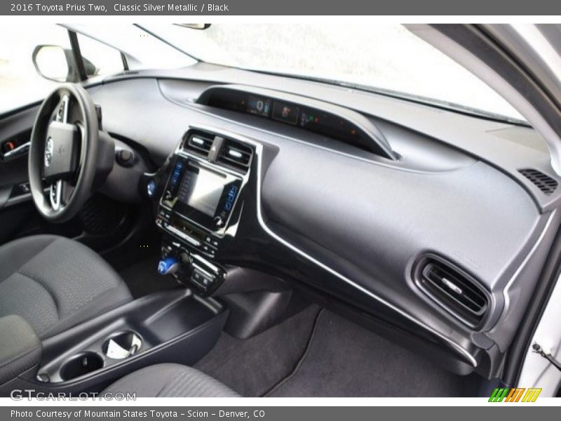 Classic Silver Metallic / Black 2016 Toyota Prius Two