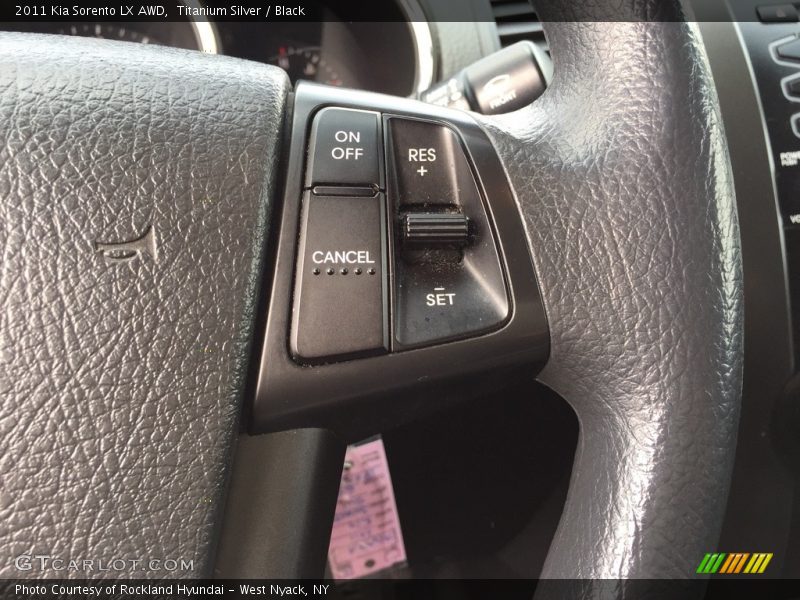 Titanium Silver / Black 2011 Kia Sorento LX AWD