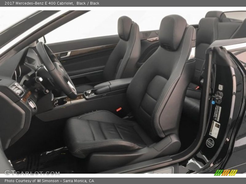 Black / Black 2017 Mercedes-Benz E 400 Cabriolet