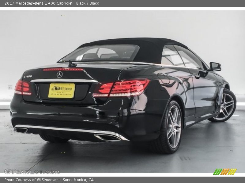 Black / Black 2017 Mercedes-Benz E 400 Cabriolet