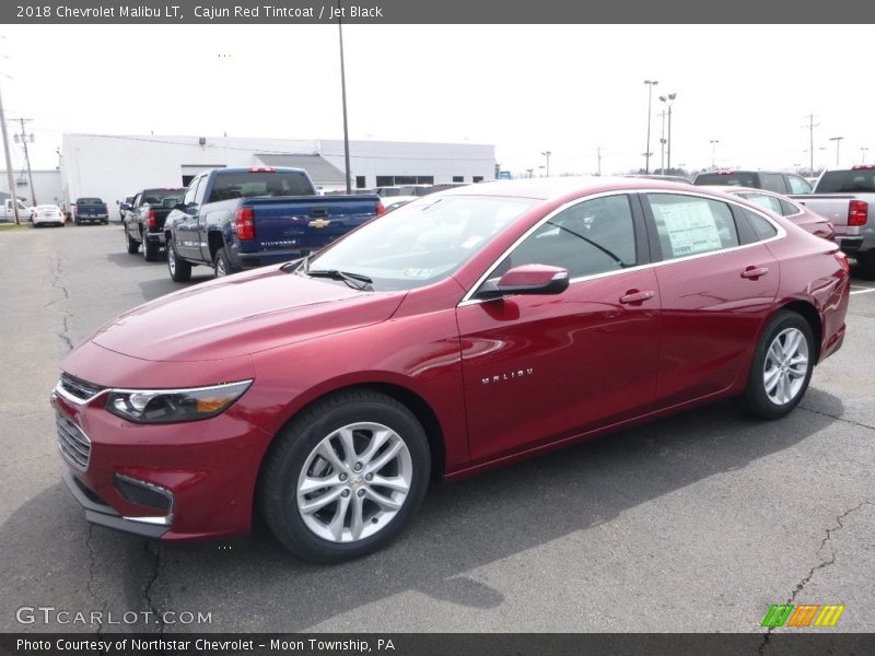 Cajun Red Tintcoat / Jet Black 2018 Chevrolet Malibu LT