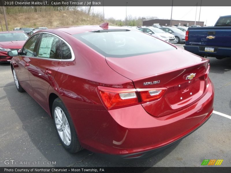 Cajun Red Tintcoat / Jet Black 2018 Chevrolet Malibu LT