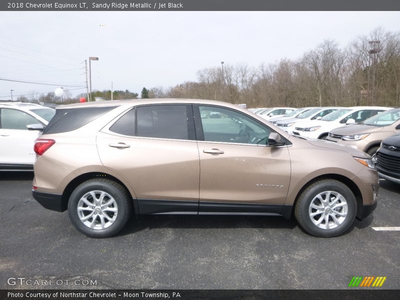 Sandy Ridge Metallic / Jet Black 2018 Chevrolet Equinox LT