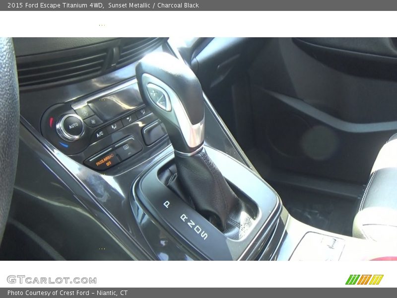 Sunset Metallic / Charcoal Black 2015 Ford Escape Titanium 4WD
