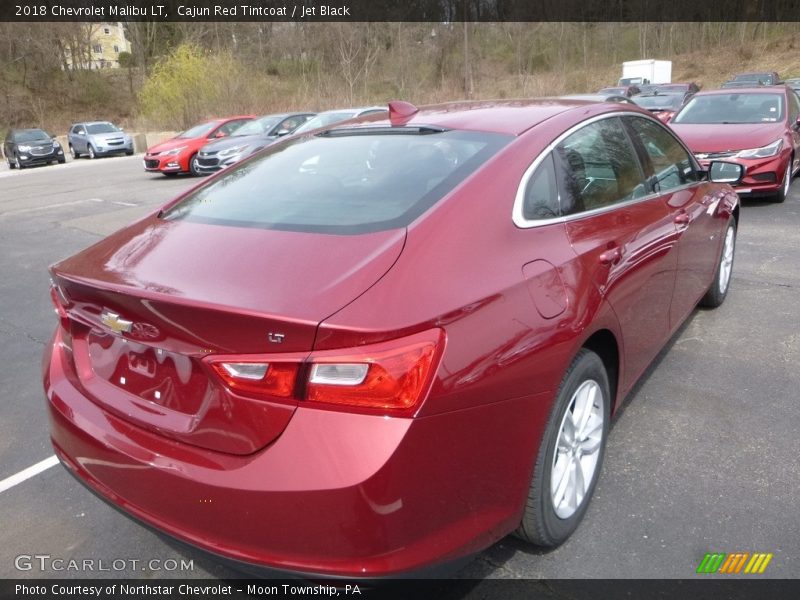 Cajun Red Tintcoat / Jet Black 2018 Chevrolet Malibu LT