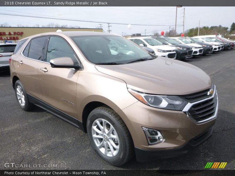 Sandy Ridge Metallic / Jet Black 2018 Chevrolet Equinox LT