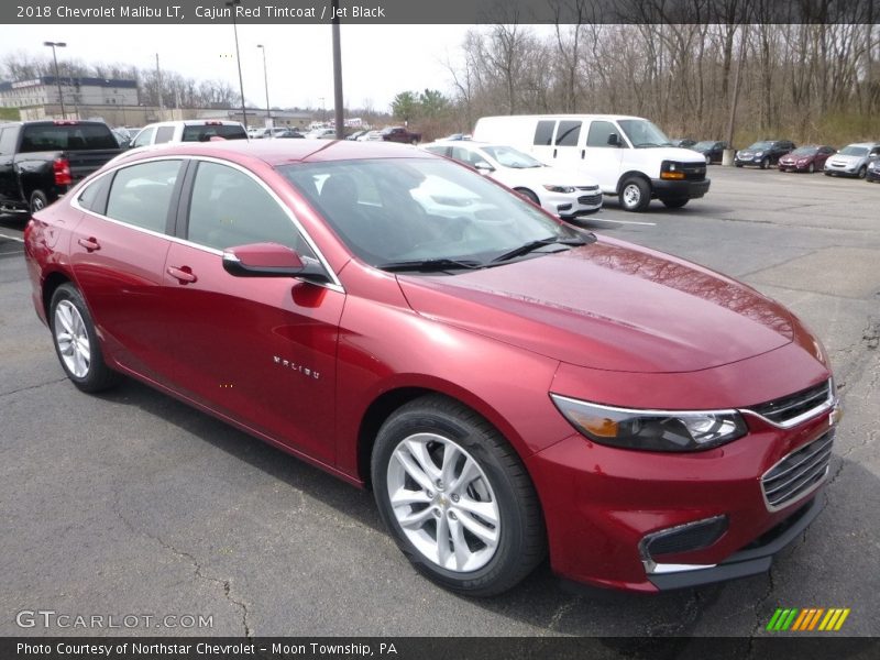 Cajun Red Tintcoat / Jet Black 2018 Chevrolet Malibu LT