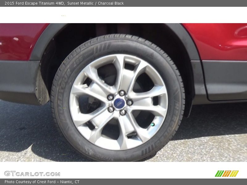 Sunset Metallic / Charcoal Black 2015 Ford Escape Titanium 4WD
