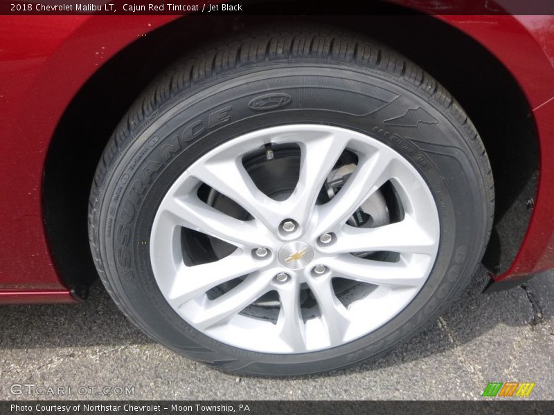Cajun Red Tintcoat / Jet Black 2018 Chevrolet Malibu LT