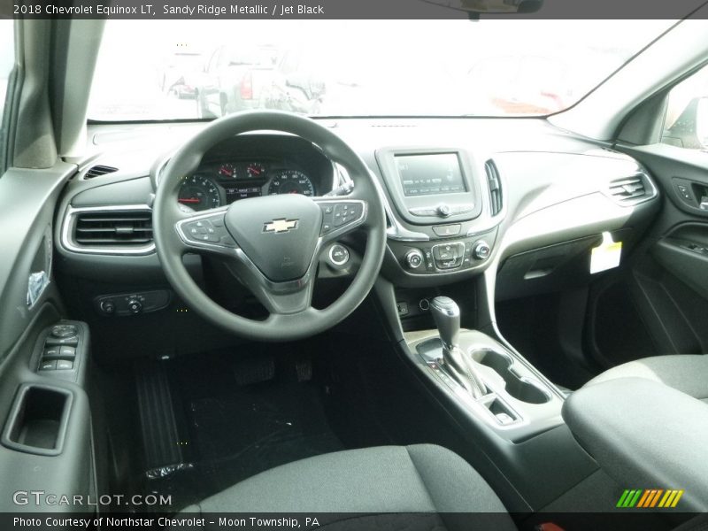 Sandy Ridge Metallic / Jet Black 2018 Chevrolet Equinox LT