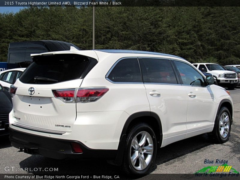 Blizzard Pearl White / Black 2015 Toyota Highlander Limited AWD