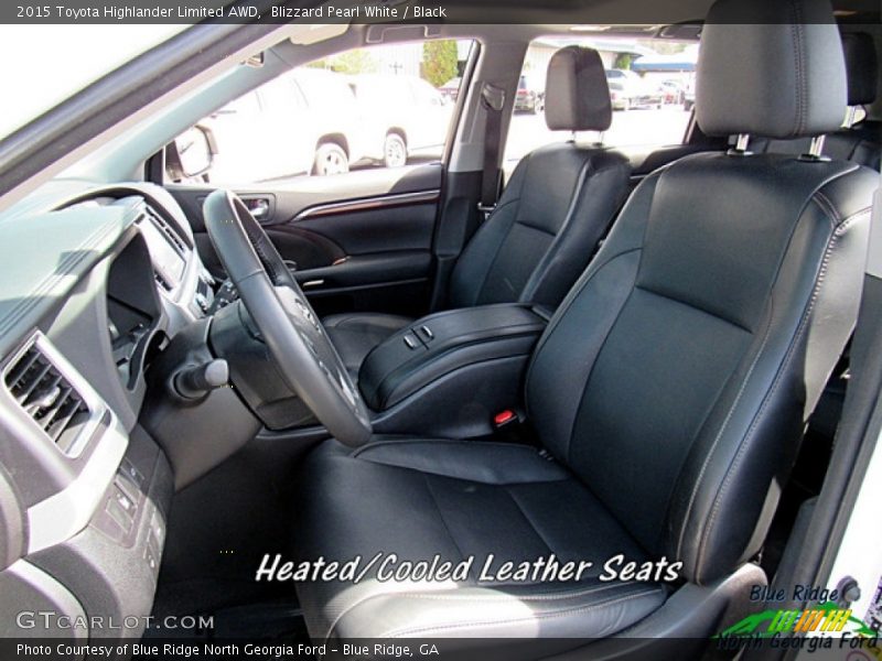 Blizzard Pearl White / Black 2015 Toyota Highlander Limited AWD