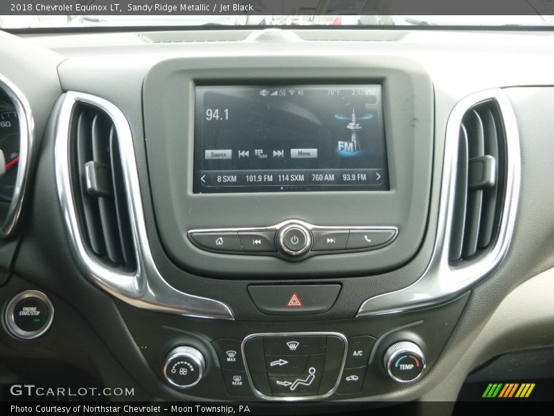 Sandy Ridge Metallic / Jet Black 2018 Chevrolet Equinox LT