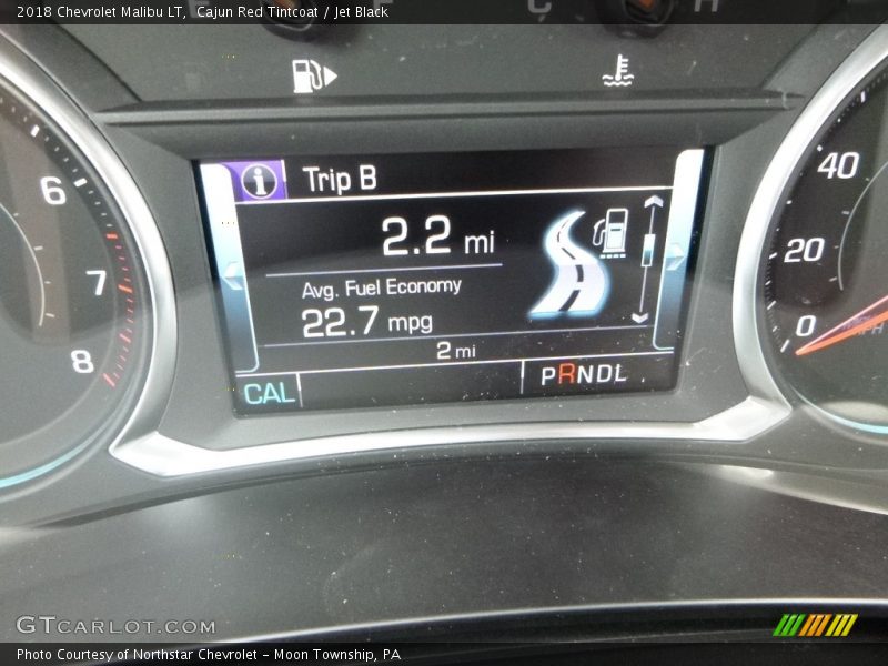 Cajun Red Tintcoat / Jet Black 2018 Chevrolet Malibu LT