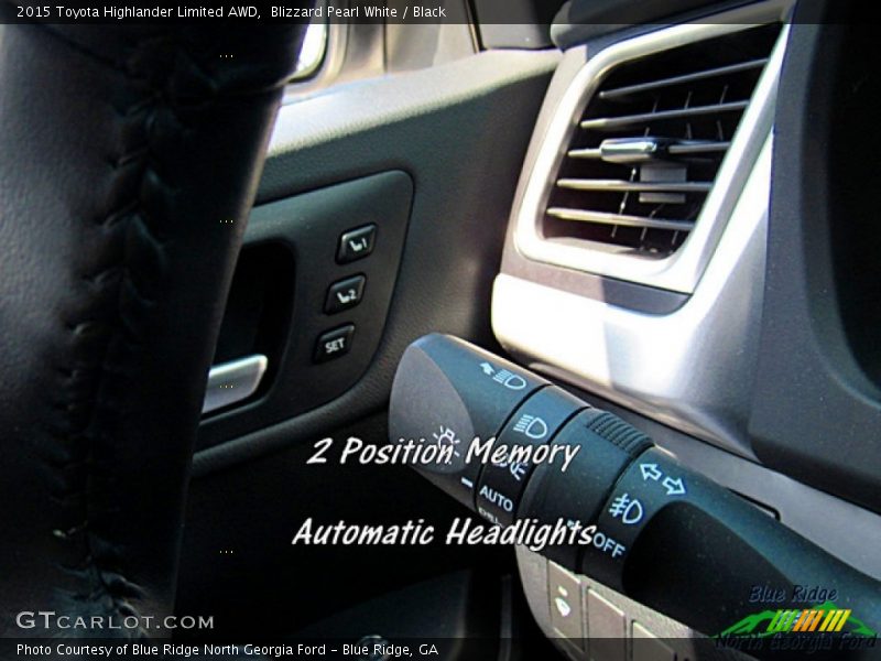 Blizzard Pearl White / Black 2015 Toyota Highlander Limited AWD