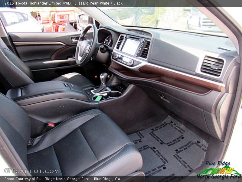 Blizzard Pearl White / Black 2015 Toyota Highlander Limited AWD