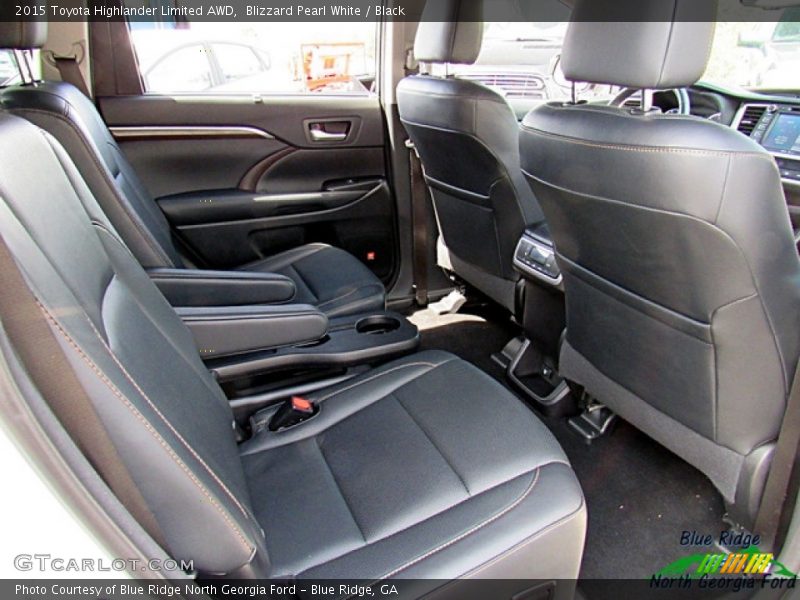 Blizzard Pearl White / Black 2015 Toyota Highlander Limited AWD