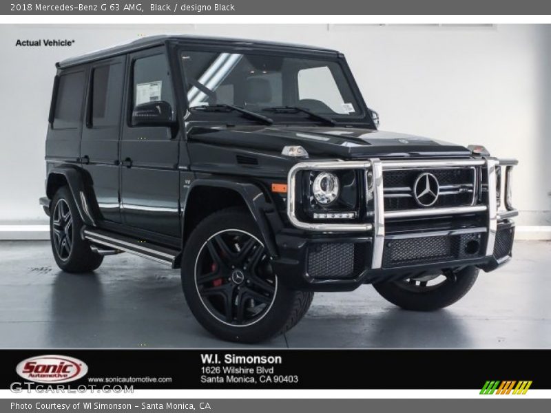 Black / designo Black 2018 Mercedes-Benz G 63 AMG