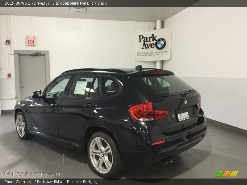 Black Sapphire Metallic / Black 2015 BMW X1 xDrive35i