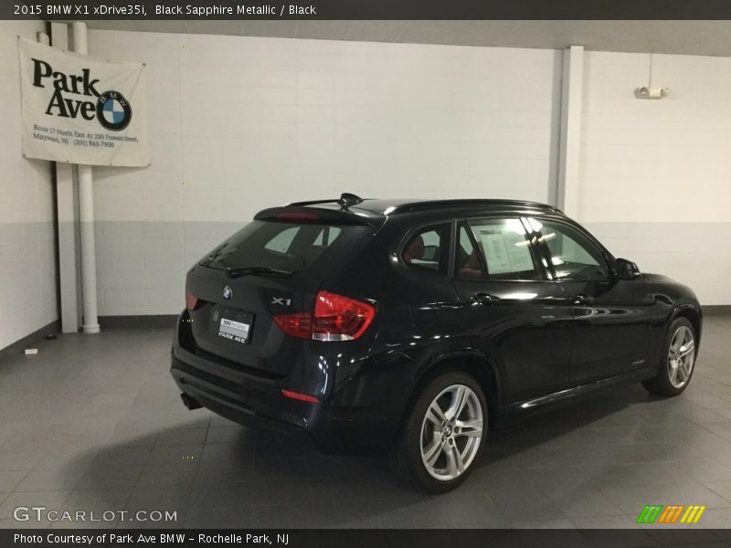 Black Sapphire Metallic / Black 2015 BMW X1 xDrive35i