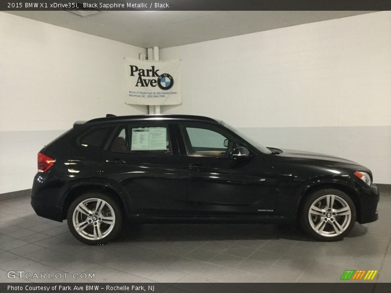 Black Sapphire Metallic / Black 2015 BMW X1 xDrive35i