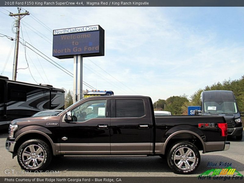 Magma Red / King Ranch Kingsville 2018 Ford F150 King Ranch SuperCrew 4x4