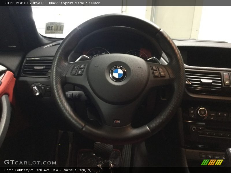 Black Sapphire Metallic / Black 2015 BMW X1 xDrive35i