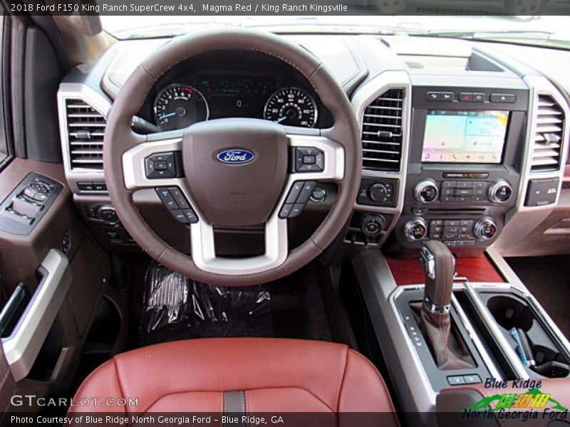 Magma Red / King Ranch Kingsville 2018 Ford F150 King Ranch SuperCrew 4x4