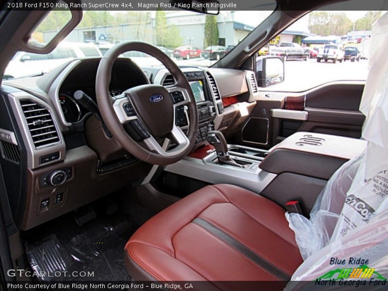 Magma Red / King Ranch Kingsville 2018 Ford F150 King Ranch SuperCrew 4x4